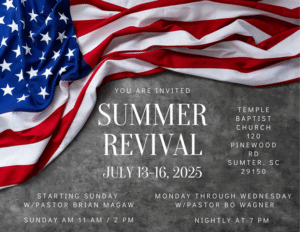 Sunday 2pm July 13, 2025: Revival